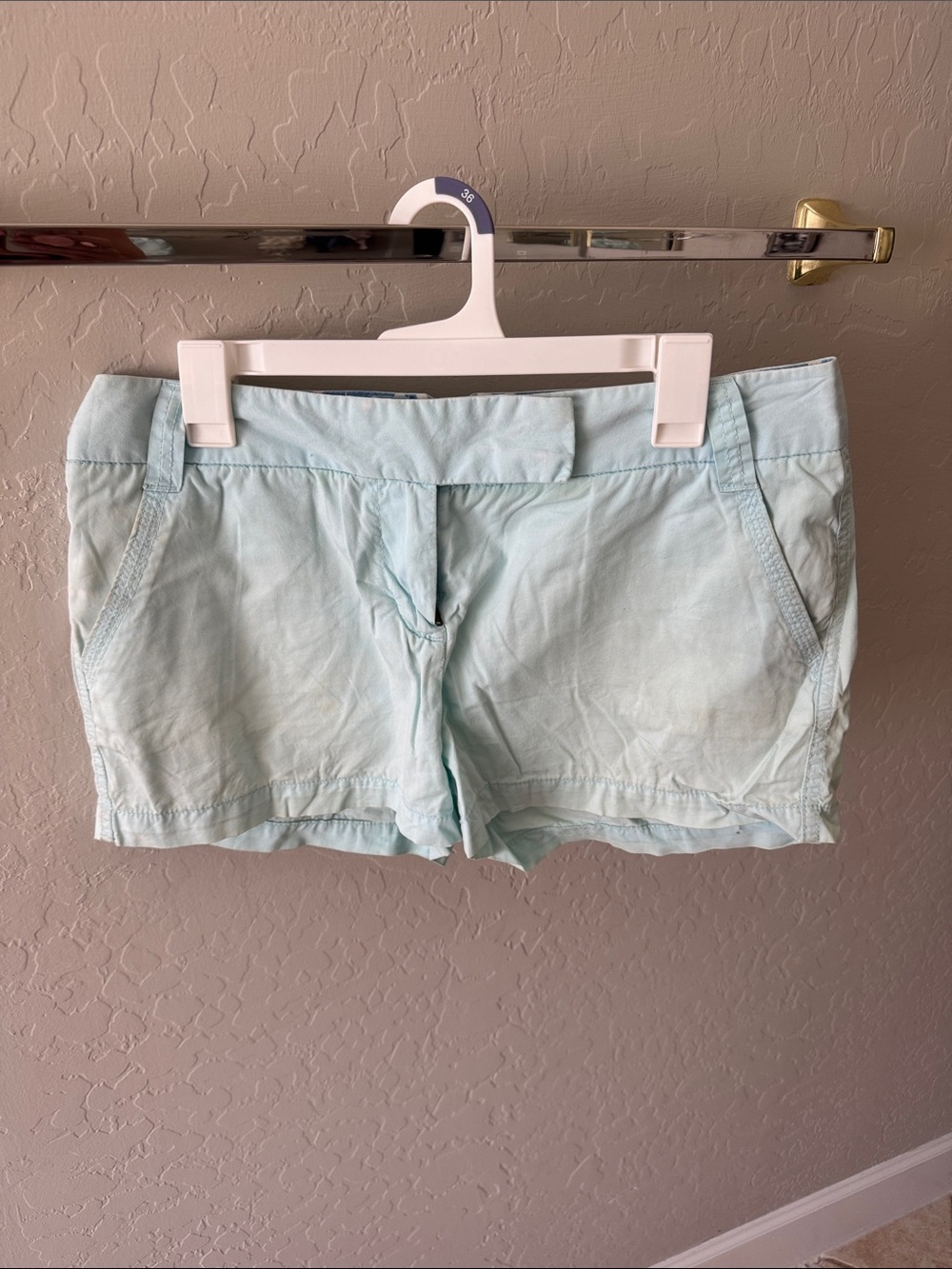 J. Crew Light Blue Cotton Chino Shorts